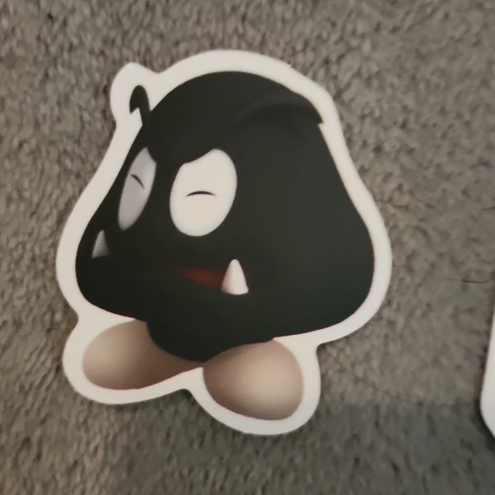 Black and White Stickers Set